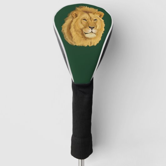 Majestic Lion Golfheadcover (Voorkant)