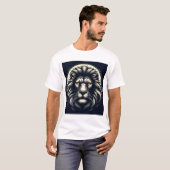 Majestic Lion Graphic T-Shirt Design (Voorkant volledig)