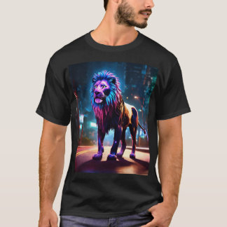 Majestic Lion Graphic T-Shirt" T-shirt