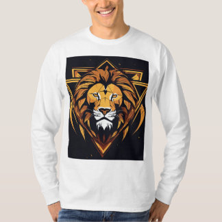 "Majestic Lion Graphic Wit T-shirt" T-shirt