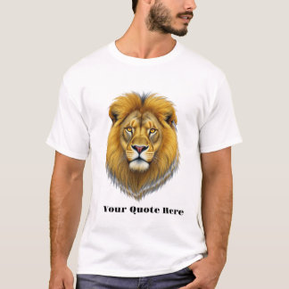 Majestic Lion Head – Fierce & Powerful Animal  T-shirt