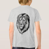 Majestic Lion Head Tri-Blend Shirt (Achterkant)