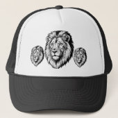 Majestic Lion Head Trucker Pet (Voorkant)