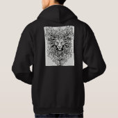Majestic Lion Hoodie: Commando Respect Hoodie (Achterkant)