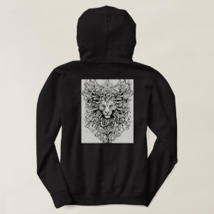 Majestic Lion Hoodie: Commando Respect Hoodie