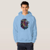 Majestic Lion Hoodie - Roar met stijl (Voorkant volledig)
