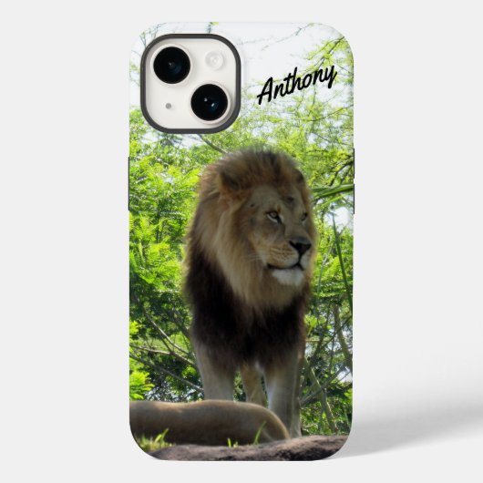 Majestic Lion IPhone Case (Achterkant)