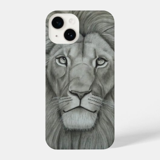 Majestic Lion iPhone Hoesje (Achterkant)