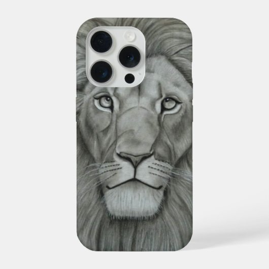 Majestic Lion iPhone Hoesje (Achterkant)