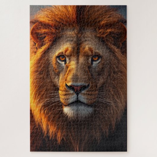 Majestic Lion Jigsaw Puzzle Legpuzzel (Verticaal)