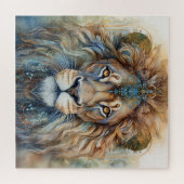 Majestic Lion Jigzaag Puzzle Legpuzzel (Horizontaal)