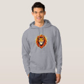 Majestic Lion – King of Power and Authority Hoodie (Voorkant volledig)