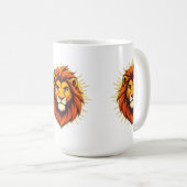 Majestic Lion – King of Power and Authority Koffiemok (Voorkant rechts)