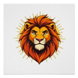 Majestic Lion – King of Power and Authority Perfect Poster