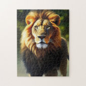 Majestic Lion Legpuzzel (Verticaal)
