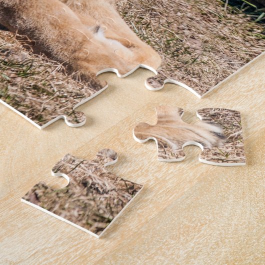 Majestic lion legpuzzel (Zijkant)