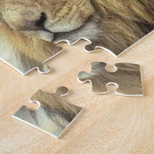 Majestic Lion Legpuzzel (Zijkant)