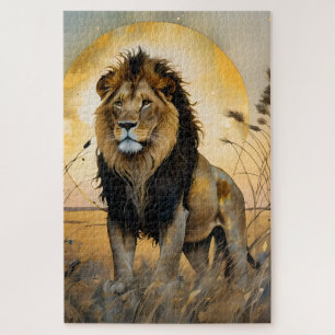 Majestic Lion Legpuzzel