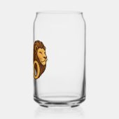 Majestic Lion & Lioness Fusion – Bold Wildlife Blikvorm Glas (Rechts)
