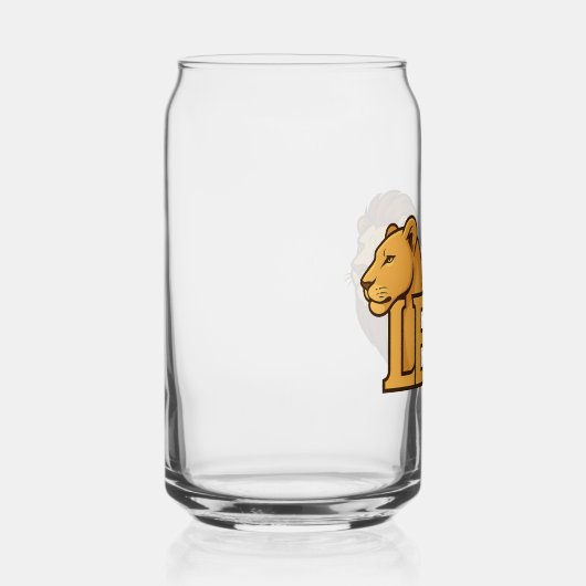 Majestic Lion & Lioness Fusion – Bold Wildlife Blikvorm Glas (Links)