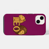 Majestic Lion & Lioness Fusion – Bold Wildlife iPhone Hoesje (Achterkant horizontaal)