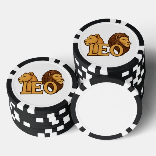 Majestic Lion & Lioness Fusion – Bold Wildlife Poker Chips (Opstapeling)
