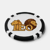 Majestic Lion & Lioness Fusion – Bold Wildlife Poker Chips (Enkel)