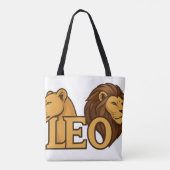Majestic Lion & Lioness Fusion – Bold Wildlife Tote Bag (Achterkant)