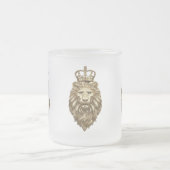 Majestic lion matglas koffiemok (Center)