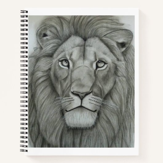 Majestic Lion Notitieboek (Voorkant)
