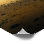 Majestic Lion op Cliff - Inspirerend Wildlife Poster (Hoek)