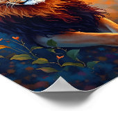 Majestic Lion Portrait Poster (Hoek)