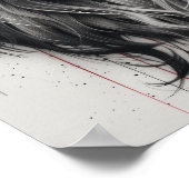 Majestic Lion Portrait Poster (Hoek)