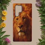 Majestic Lion Portrait Samsung Galaxy Hoesje<br><div class="desc">Toon je genegenheid voor leeuwen met deze boeiende print met een close-up van piercing ogen en een majestueuze manen. Levendig en opvallend,  het is een must-have voor dierenvrienden en degenen die wilde schoonheid waarderen.</div>