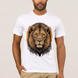 Majestic Lion Portret T-shirt