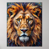 Majestic Lion Poster (Voorkant)