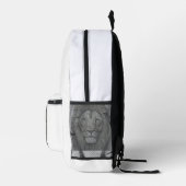 Majestic Lion Printed Backpack Bedrukte Rugzak (Rechts)