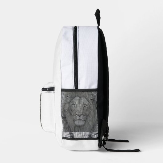 Majestic Lion Printed Backpack Bedrukte Rugzak (Rechts)