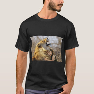 Majestic Lion Roar – Afrikaanse wilde dieren T-shirt
