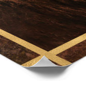 Majestic Lion Sideway Foto Poster (Hoek)