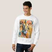 Majestic Lion Silhouette T-shirt (Voorkant volledig)