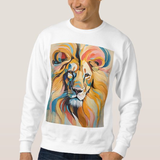 Majestic Lion Silhouette T-shirt (Voorkant)