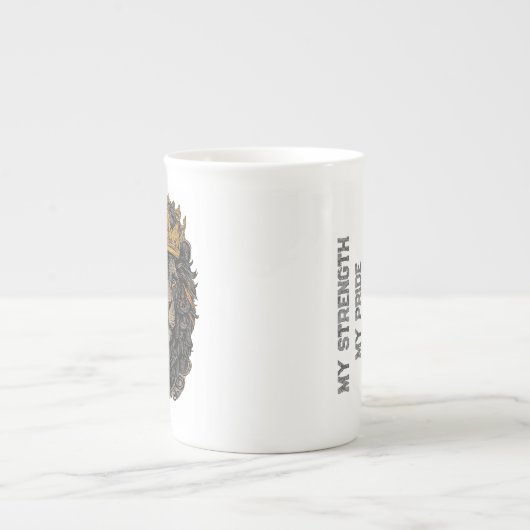 Majestic Lion Speciality Mug Porselein Kop (Voorkant)