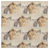 Majestic lion stof (Swatch)