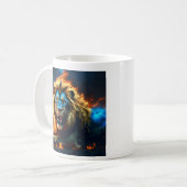Majestic Lion Tea Cup Koffiemok (Voorkant links)