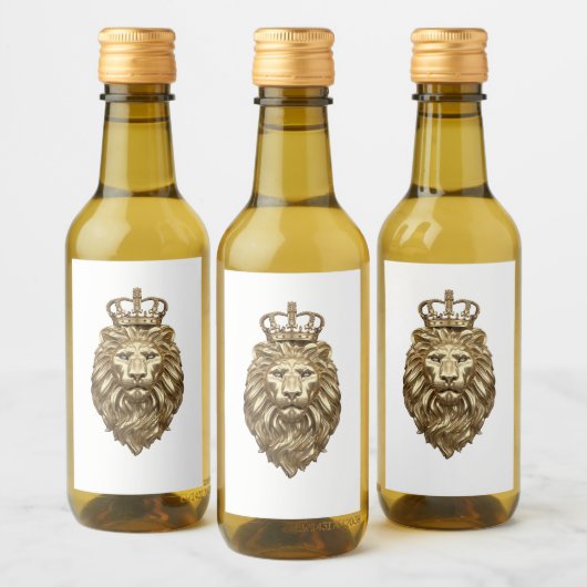 Majestic lion wijn etiket (Flessen)