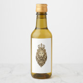 Majestic lion wijn etiket (Voorkant)