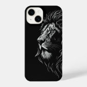 Majestic Lion's Face iPhone 14 Hoesje iPhone Hoesje (Achterkant)