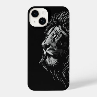 Majestic Lion's Face iPhone 14 Hoesje