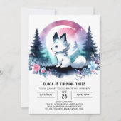 Majestic Little Wolf Verjaardag Kaart (Voorkant)